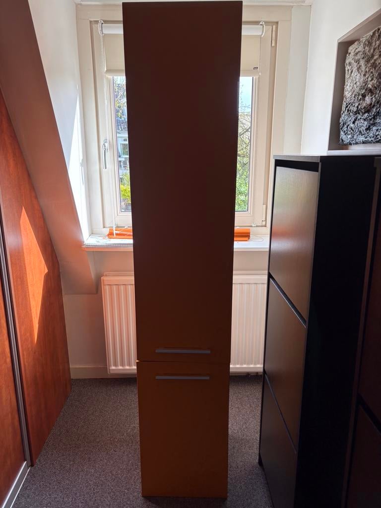 Oranje Hangende Badkamer kast, (Half)hoge kast, Minder dan 50 cm, Gebruikt, Ophalen of Verzenden