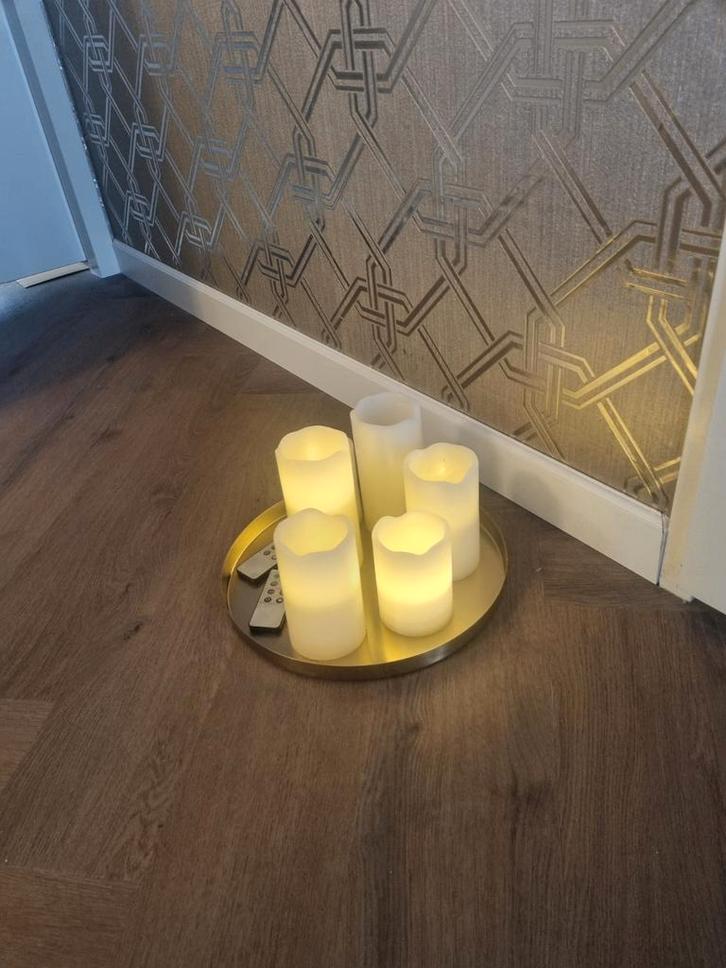 LED kaarsen met afstandsbediening, Huis en Inrichting, Woonaccessoires | Kandelaars en Kaarsen, Minder dan 25 cm, Overige materialen