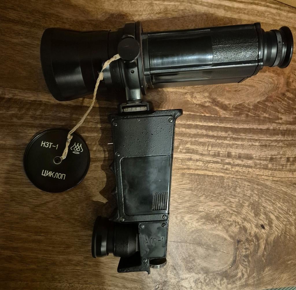 Vintage Cyclop H3T-1 Nachtkijker met infrarood laser en tas, Audio, Tv en Foto, Optische apparatuur | Verrekijkers, Gebruikt, Minder dan 8x