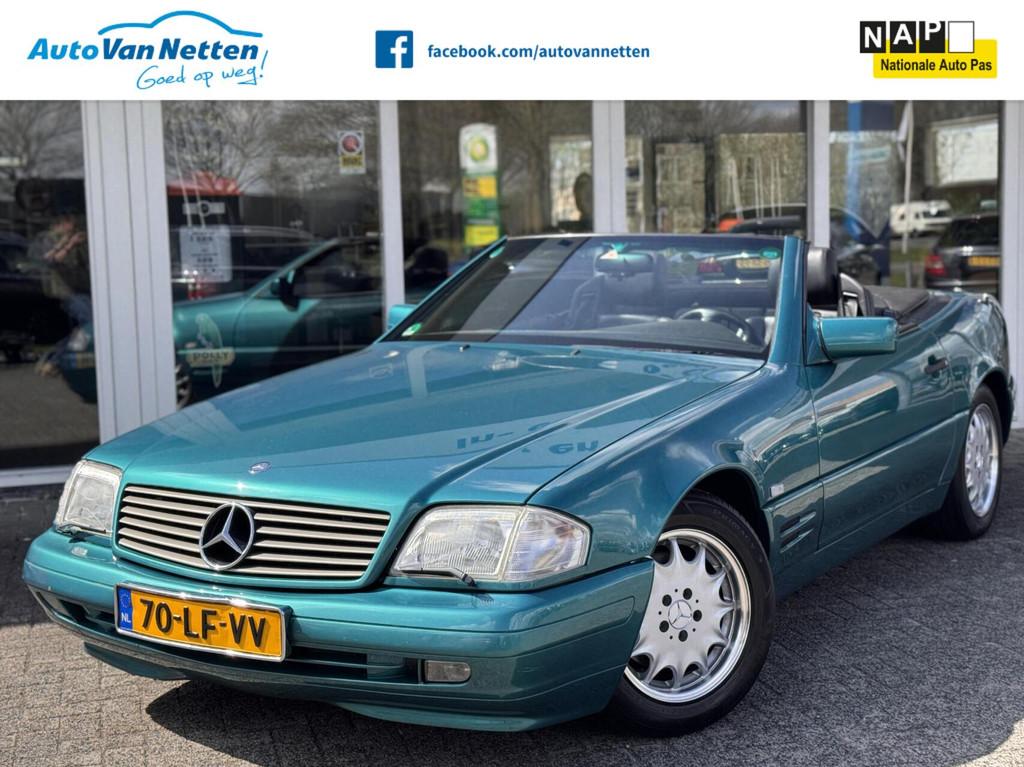 Mercedes SL-klasse Cabrio 320, Auto's, Achterwielaandrijving, Gebruikt, Zwart, Cabriolet