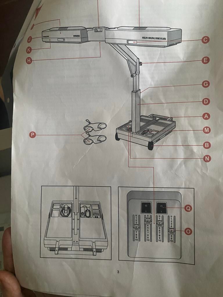 Philips Original Home Solaria zonnebank, Witgoed en Apparatuur, Ophalen, Gebruikt, Zonnebank enkelzijdig, Minder dan 10 lampen