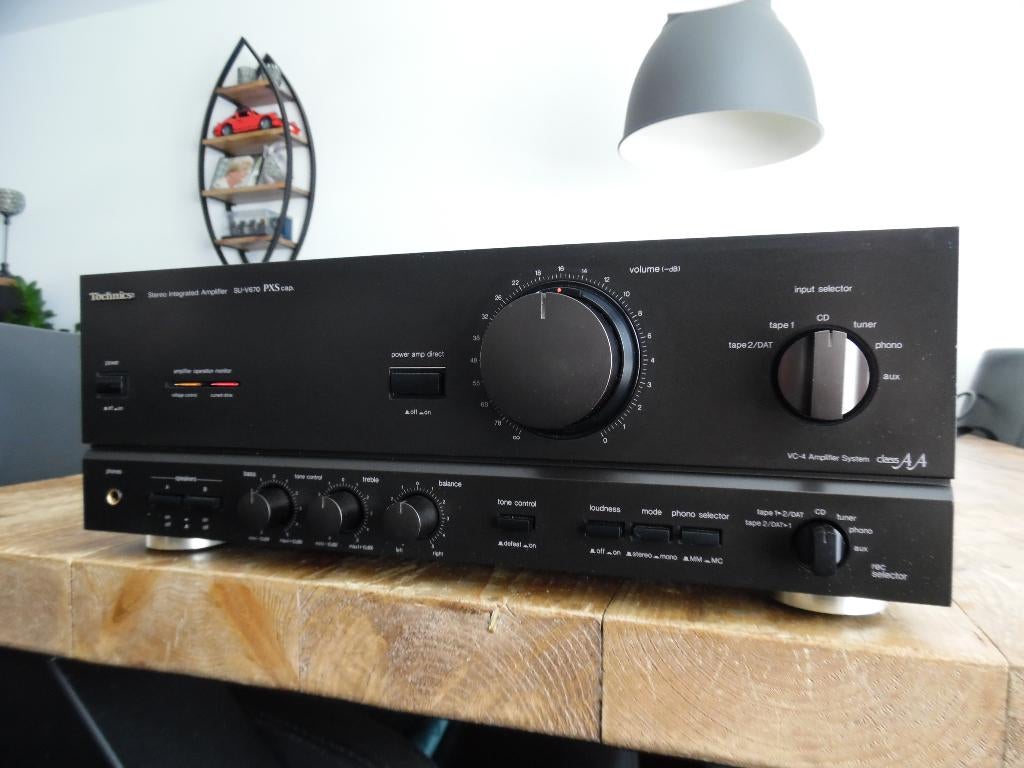 Zware topklasse Technics Class AA versterker SU-V670 PXS, Overige merken, Ophalen of Verzenden, Zo goed als nieuw, 120 watt of meer