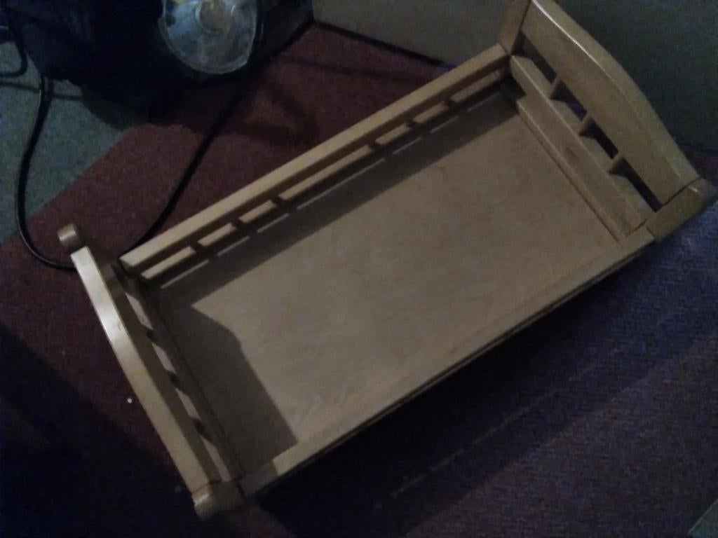 Poppenbedje, Kinderen en Baby's, Speelgoed | Houten speelgoed, Ophalen, Gebruikt, Overige typen