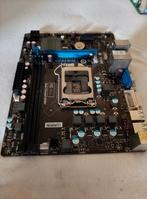 MSI H61M‑P23, Computers en Software, Moederborden, DDR3, Ophalen of Verzenden, Zo goed als nieuw, Micro-ATX