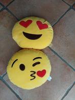 Emoji kussen, Huis en Inrichting, Woonaccessoires | Kussens, Ophalen of Verzenden, Vierkant