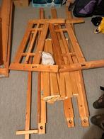 Eenpersoonsbed hout gratis, Ophalen, 90 cm, Eenpersoons, Wit