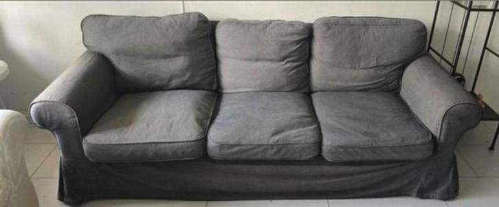 2 en 3 zits bankhoezen voor ektrop bank van ikea, Huis en Inrichting, Banken | Bankstellen, Gebruikt, 200 tot 250 cm, 75 tot 100 cm