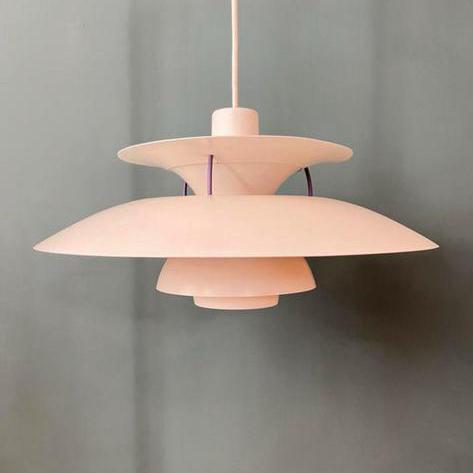Originele Louis Poulsen PH5 Schalenlamp in Wit, Huis en Inrichting, Lampen | Hanglampen, Zo goed als nieuw, Ophalen of Verzenden