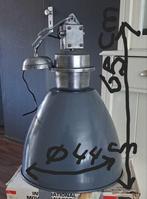 Grote industriële hanglamp H=65 cm x 44 rond, Ophalen, Gebruikt, Industrieel, 50 tot 75 cm
