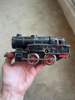 Antieke modeltrein set (rails en wagons) Fleischmann, Gebruikt, Gelijkstroom, Fleischmann, Rails