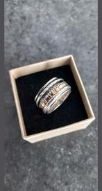 JÉH JEWELS Ring zilver + Goldfilled Creatief maat 55, Sieraden, Tassen en Uiterlijk, 20 of groter, Ophalen of Verzenden, Zo goed als nieuw