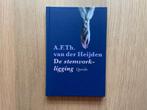 De stemvorkligging (gesigneerd), Ophalen of Verzenden, Zo goed als nieuw, A.F.Th. van der Heijden, Nederland