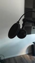 Blue snowball + microfoon arm (zonder kabel), Muziek en Instrumenten, Microfoons, Ophalen of Verzenden, Zo goed als nieuw, Studiomicrofoon