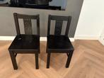 Zwarte kinder stoeltjes, Huis en Inrichting, Stoelen, Ophalen of Verzenden, Zo goed als nieuw, Zwart, Twee