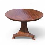 19e eeuwse mahoniehouten eetkamertafel, Antiek en Kunst, Ophalen of Verzenden