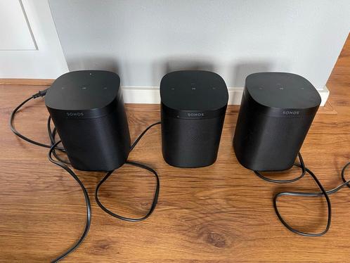 3x Sonos One Speakers, Audio, Tv en Foto, Luidsprekers, Gebruikt, Front, Rear of Stereo speakers, Minder dan 60 watt, Sonos, Ophalen of Verzenden
