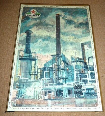 Legpuzzel Caltex uit 1960, Verzamelen, Overige Verzamelen, Gebruikt, Verzenden