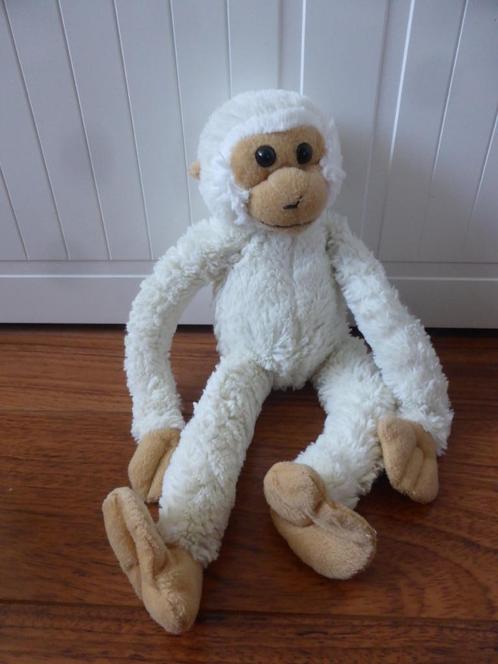 Witte aap (A11), Kinderen en Baby's, Speelgoed | Knuffels en Pluche, Gebruikt, Overige typen, Ophalen of Verzenden