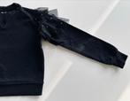 Mooie Zwarte trui JM met tule details 134/140, Kinderen en Baby's, Kinderkleding | Maat 134, Meisje, Trui of Vest, Ophalen of Verzenden