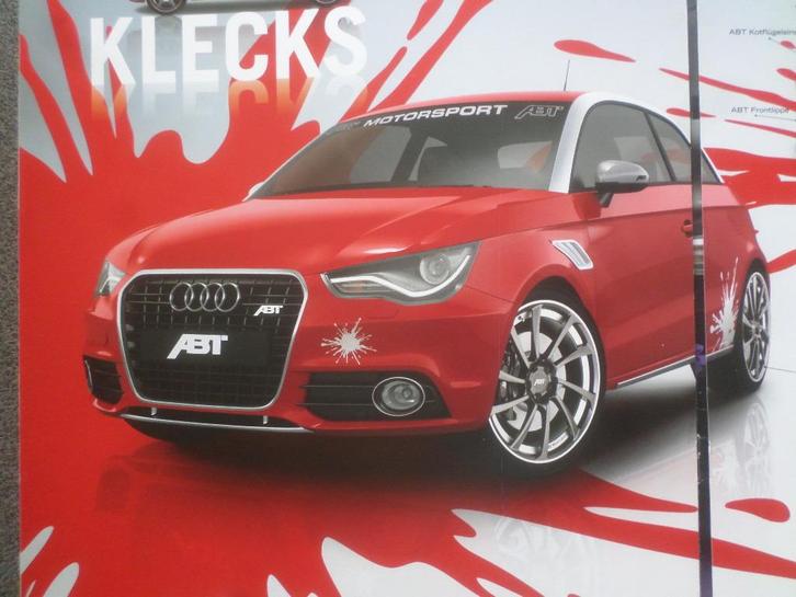 Audi A1 Abt Brochure, Boeken, Auto's | Folders en Tijdschriften, Zo goed als nieuw, Audi, Verzenden