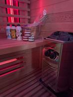 COMBI SAUNA INFRAROOD MET OPGIETKACHEL GRATIS BEZORGD! 🚚, ., Fins of Traditioneel, Complete sauna, Ophalen of Verzenden