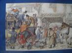 Kaart 1 Anton Pieck uit postset koetsen uit 2013 i.p.s, Ophalen of Verzenden, Na 1940