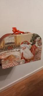 Kerstkoffer met Kerstman, Diversen, Kerst, Ophalen of Verzenden, Gebruikt