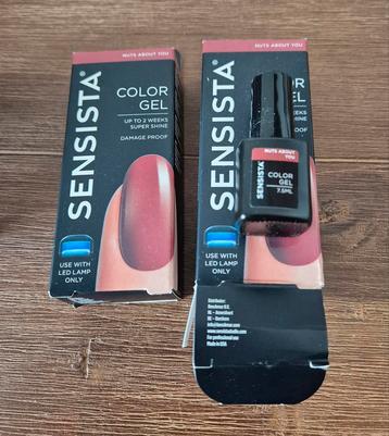Sensista color gel 2x NIEUW in verpakking  beschikbaar voor biedingen