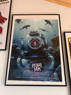 Pearl Jam concertposter, Ophalen, Zo goed als nieuw, A1 t/m A3, Film en Tv
