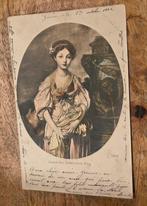 De gebroken kruik - Jean-Baptiste Greuze - 1771, Verzenden, Voor 1920, Gelopen, Overige thema's