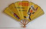 art deco papieren reclame waaier Rossi aperitief, Verzamelen, Merken en Reclamevoorwerpen, Verzenden, Gebruikt, Reclamebord