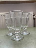 La Rochère France | 3 Caribbean ijs koffie coupes | vintage, Glas of Glazen, Nieuw, Ophalen of Verzenden, Glas