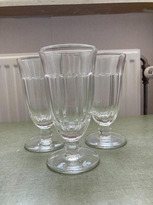 La Rochère France | 3 Caribbean ijs koffie coupes | vintage, Huis en Inrichting, Keuken | Servies, Nieuw, Glas of Glazen, Overige stijlen