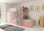 Maxim Multifunctioneel Stapelbed - 90x190 - Roze