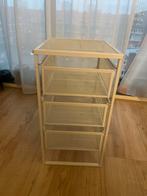 Metalen ladekast met 3 lades, Huis en Inrichting, Minder dan 50 cm, Gebruikt, Ophalen of Verzenden, Metaal