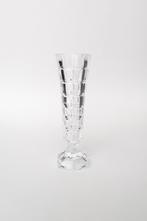 Vintage Kristal Glazen Vaasje, Minder dan 50 cm, Glas, Gebruikt, Ophalen of Verzenden