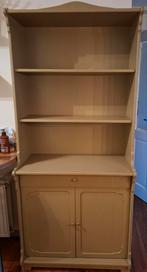 Houten kast met deuren en planken, Huis en Inrichting, Ophalen, 50 tot 100 cm, Landelijk, 150 tot 200 cm