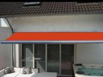 Zonnescherm elektrisch oranje, Tuin en Terras, Zonneschermen, Ophalen, Elektrisch, Zo goed als nieuw, 250 cm tot 450 cm