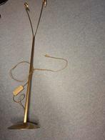 Staande lamp messingkleurig, Huis en Inrichting, Woonaccessoires | Kandelaars en Kaarsen, Ophalen, Metaal, 75 cm of meer