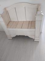 Houten bankje, Ophalen
