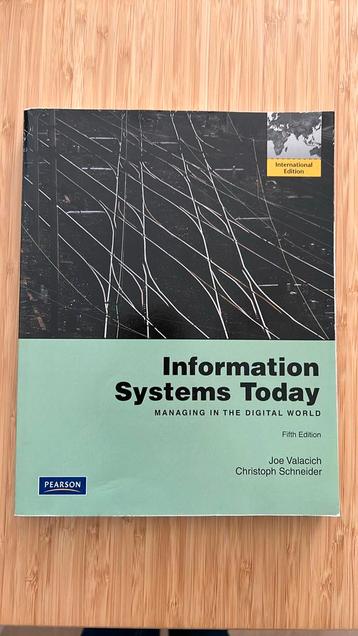 Information Systems Today beschikbaar voor biedingen