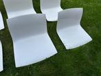 8 Arper Catifa stoelzittingen - Beschadigd (geen onderstel), Huis en Inrichting, Stoelen, Kunststof, Gebruikt, Wit, Ophalen of Verzenden