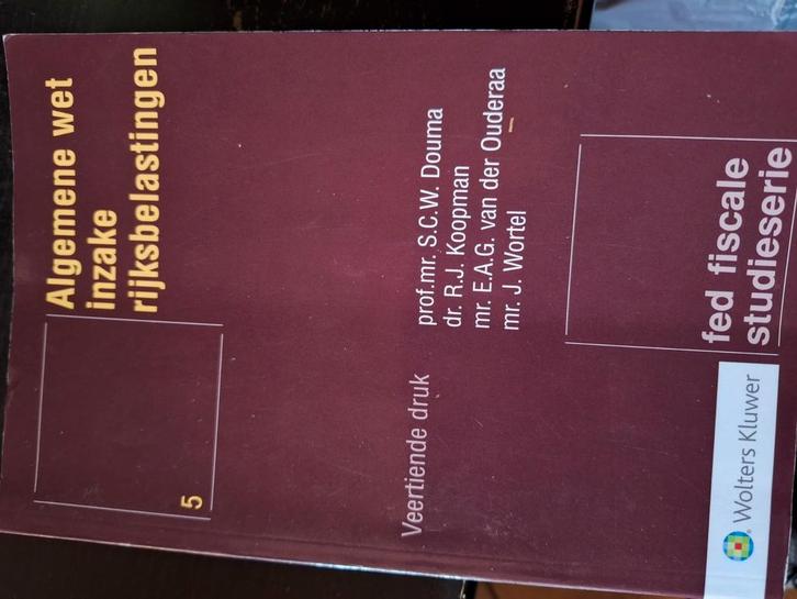Algemene Wet inzake rijksbelastingen, Boeken, Studieboeken en Cursussen, Zo goed als nieuw, Alpha, Ophalen of Verzenden
