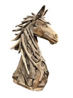 Paarden hoofd hout, Antiek en Kunst, Kunst | Beelden en Houtsnijwerken, Ophalen