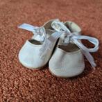 Vintage baby poppenschoentjes leer schoentjes, Ophalen of Verzenden