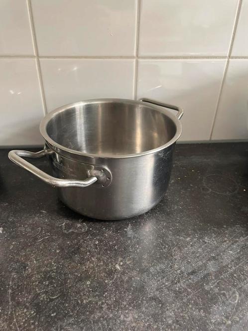Pannenset (3 pannen) Spring Brigade Premium, RVS, Huis en Inrichting, Keuken | Potten en Pannen, Gebruikt, Pannenset, Rvs, Inductieplaat