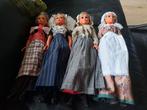 Poppen oude kleding drachten 4 stuks, Ophalen of Verzenden, Gebruikt
