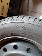 Tekoop velgen met winterbanden opel agila 4x100, Ophalen, Zo goed als nieuw