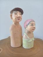 OPA EN OMA, 2 beelden, keramiek, Ophalen, Nieuw, Mens