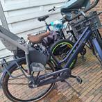 Moederfiets la dolce vita met achterzitje, Fietsen en Brommers, Fietsen | Dames | Moederfietsen, Gebruikt, Versnellingen, 1 zitje